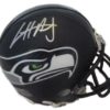 Cliff Avril Autographed/Signed Seattle Seahawks Riddell Mini Helmet JSA 10399