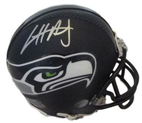Cliff Avril Autographed/Signed Seattle Seahawks Riddell Mini Helmet JSA 10399