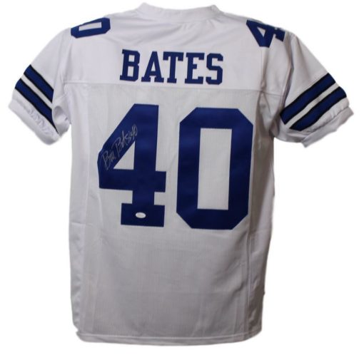 Bill Bates Autographed/Signed Dallas Cowboys White XL Jersey JSA 10426