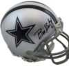 Bill Bates Autographed/Signed Dallas Cowboys Riddell Mini Helmet JSA 10427