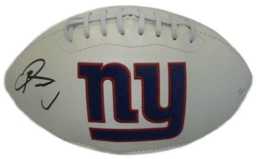 Odell Beckham Autographed New York Giants Logo Football JSA 10447