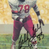 Bobby Bell Autographed Kansas City Chiefs Goal Line Art Black HOF 83 10458