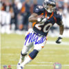 Mike Bell Autographed/Signed Denver Broncos 8x10 Photo 10468