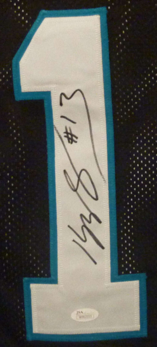 Kelvin Benjamin Autographed Carolina Panthers XL Black Jersey JSA 10486