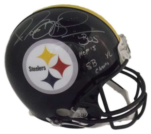 Jerome Bettis Autographed Pittsburgh Steelers Proline Helmet 3 Insc JSA 10514