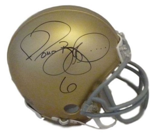 Jerome Bettis Autographed Notre Dame Fighting Irish Mini Helmet JSA 10518