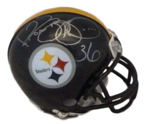 Jerome Bettis Autographed/Signed Pittsburgh Steelers Mini Helmet JSA 10520