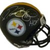 Jerome Bettis Autographed/Signed Pittsburgh Steelers Mini Helmet HOF JSA 10521