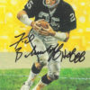 Fred Biletnikoff Autographed Oakland Raiders Goal Line Art Card Black HOF 10532