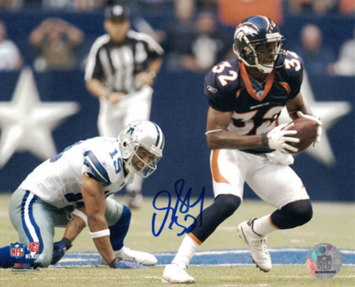 Dre Bly Autographed/Signed Denver Broncos 8x10 Photo 10570