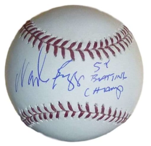 Wade Boggs Autographed Boston Red Sox OML Baseball Batting Champ JSA 10574