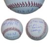 Wade Boggs Autographed OML Baseball 5 Stats including HOF & 3010 Hits JSA 10577