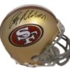 Anquan Boldin Autographed/Signed San Francisco 49ers Mini Helmet JSA 10582