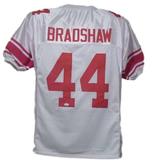 Ahmad Bradshaw Autographed/Signed New York Giants White XL Jersey JSA 10619