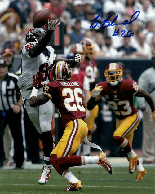 Bashaud Breeland Autographed/Signed Washington Redskins 8x10 Photo 10642