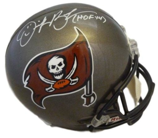 Derrick Brooks Autographed Tampa Bay Buccaneers Replica Helmet HOF JSA 10658