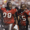 Derrick Brooks & Warren Sapp Signed Tampa Bay Buccaneers 16x20 Photo JSA 10662