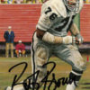 Bob Brown Autographed Oakland Raiders Goal Line Art Card Black HOF 10673