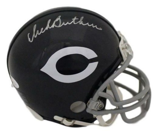 Dick Butkus Autographed/Signed Chicago Bears Mini Helmet JSA 10684