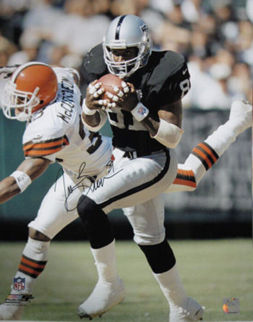 Tim Brown Autographed/Signed Oakland Raiders 16x20 Photo 10696