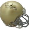 Tim Brown Autographed Notre Dame Fighting Irish Mini Helmet Heisman 10704