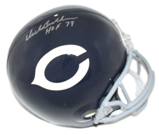 Dick Butkus Autographed/Signed Chicago Bears TB Replica Helmet HOF JSA 10753