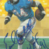 Earl Campbell Autographed Houston Oilers Goal Line Art Card Blue HOF 10773