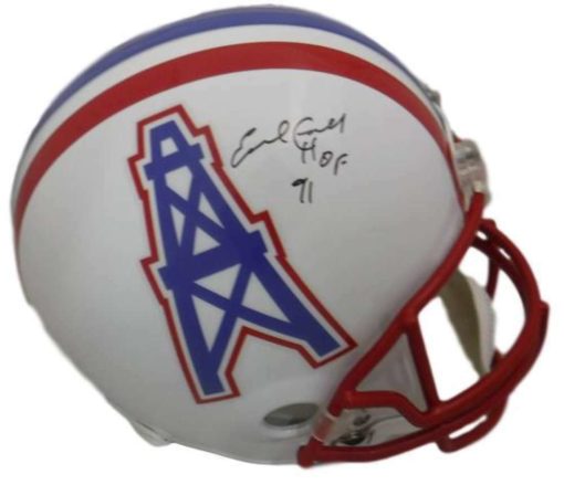 Earl Campbell Autographed Houston Oilers Full Size Replica Helmet HOF JSA 10774