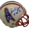 Earl Campbell Autographed/Signed Houston Oilers Mini Helmet HOF 91 JSA 10779