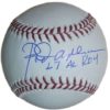 Rod Carew Autographed/Signed Minnesota Twins OML Baseball 67 AL ROY & JSA 10803