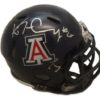 Ka'Deem Carey Autographed Arizona Wildcats Riddell Blue Mini Helmet JSA 10809