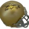 Dave Casper Autographed/Signed Notre Dame Irish Mini Helmet 11-0 Capt 10837