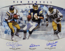 San Diego Chargers Triplets Signed 16x20 Photo Winslow Fouts Joiner JSA 10853