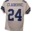 Morris Claiborne Autographed/Signed Dallas Cowboys White XL Jersey 10867