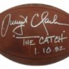 Dwight Clark Autographed San Francisco 49ers Official Football Insc JSA 10869