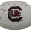 Jadeveon Clowney Signed South Carolina Gamecocks White Logo Football JSA 10880