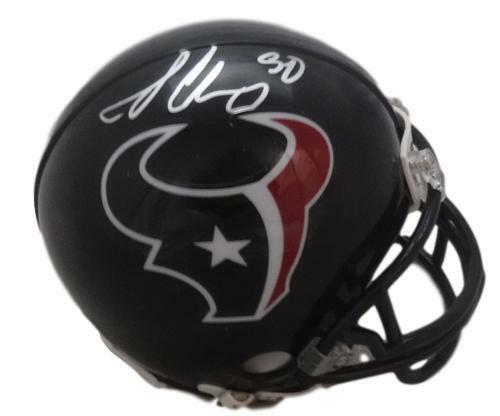 Jadeveon Clowney Autographed Houston Texans Riddell Mini Helmet JSA 10885