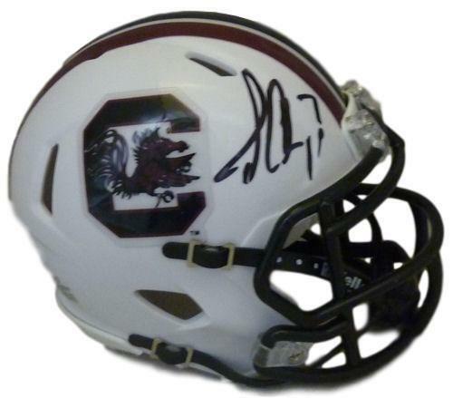 Jadeveon Clowney Autographed South Carolina Gamecocks Mini Helmet JSA 10886