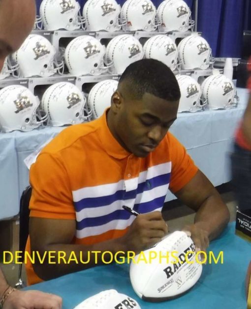 Amari Cooper Autographed/Signed Oakland Raiders White Panel Football JSA 10897