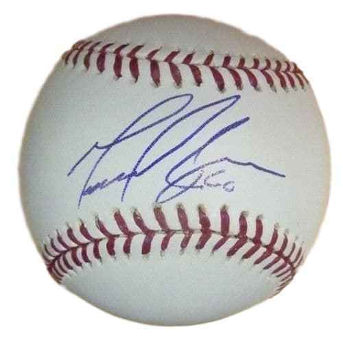 Manny Corpas Autographed OML Baseball Colorado Rockies 10902