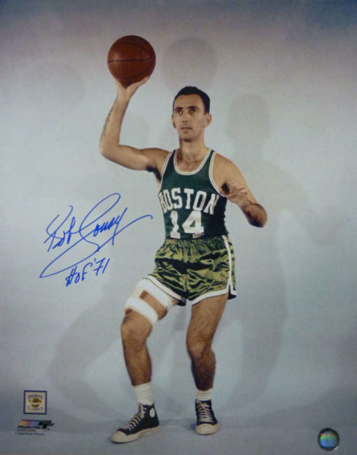 Bob Cousy Autographed/Signed Boston Celtics 16x20 Photo HOF 10909