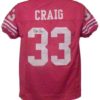 Roger Craig Autographed/Signed San Francisco 49ers Red XL Jersey 10917