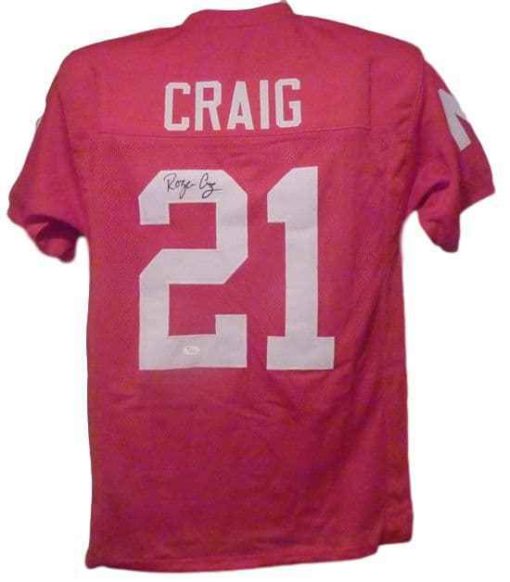 Roger Craig Autographed Nebraska Cornhuskers Red XL Jersey JSA 10918