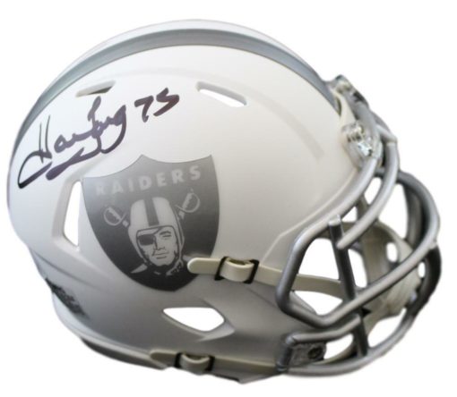 Howie Long Autographed/Signed Oakland Raiders Mini Helmet JSA 10941