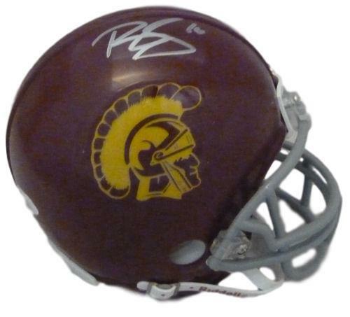 Brian Cushing Autographed/Signed USC Trojans Riddell Mini Helmet JSA 10955