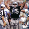 Howie Long Autographed/Signed Oakland Raiders 8x10 JSA 10978