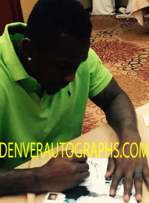 Thomas Davis Autographed/Signed Carolina Panthers 8x10 Photo JSA 10989