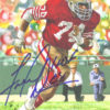 Fred Dean Autographed San Francisco 49ers Goal Line Art Card HOF 08 Blue 11024