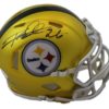 Rod Woodson Autographed Pittsburgh Steelers Blaze Mini Helmet JSA 11029