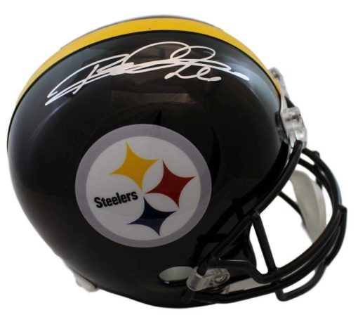 Rod Woodson Autographed/Signed Pittsburgh Steelers Replica Helmet JSA 11045